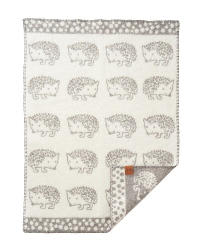 Klippan - Hedgehog | eco-wool baby blanket