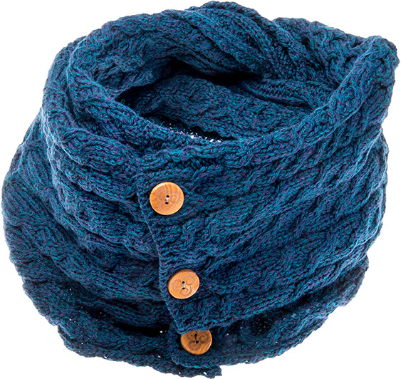 baseren Verrast zijn Moreel onderwijs Aran Woollen Mills - sjaal met knopen kopen| Texelana