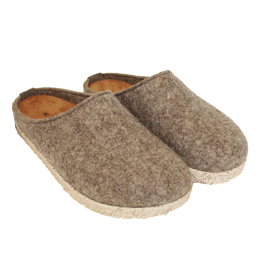 Haflinger - Manhattan Clog | slip-on slipper with removable footbed