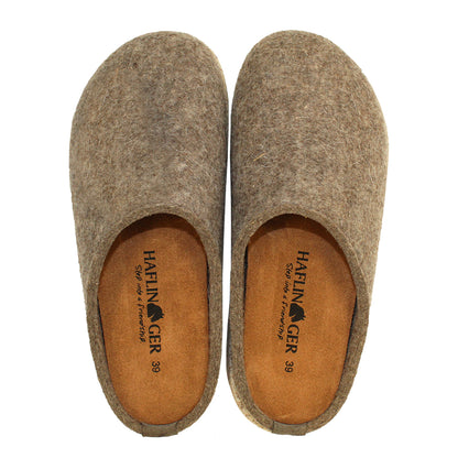 Haflinger - Manhattan Clog | slip-on slipper with removable footbed