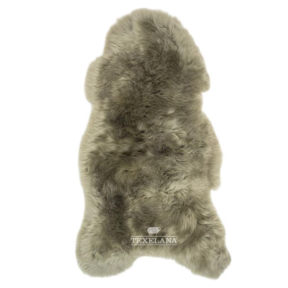 Texelana - dyed Icelandic sheepskin | Olive long hair