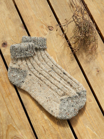 Aran Woollen Mills - R865 Ankle Socks | enkelsokken van wol