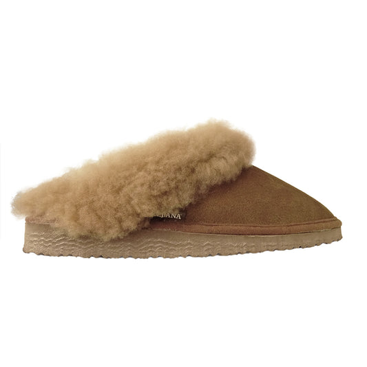 Texelana - Reina | slip-on slipper with fur trim