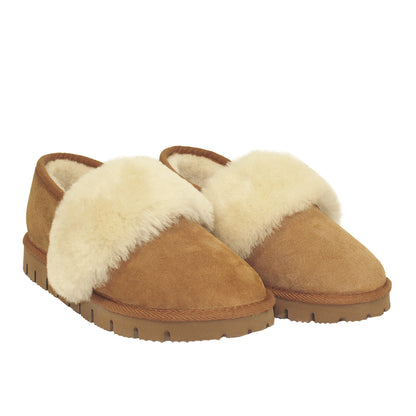 Texelana - Premium Fluffy Loafer | Outdoor-Schaffellschuh