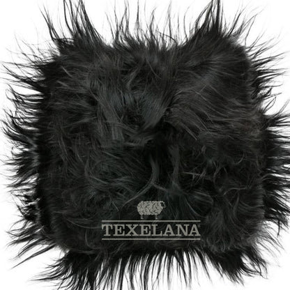 Texelana - decorative sheepskin cushion | long-haired, single sided