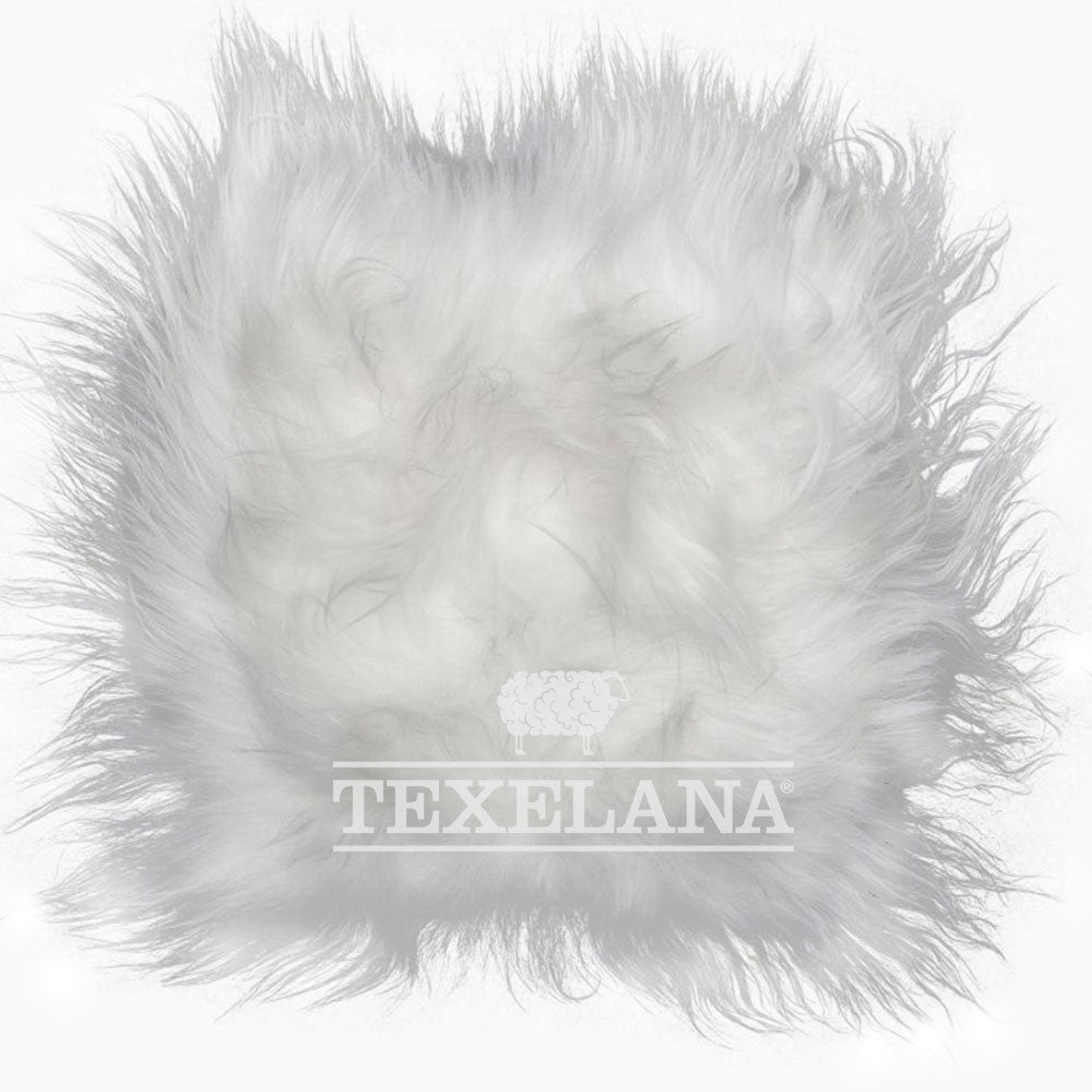 Texelana - decorative sheepskin cushion | long-haired, single sided