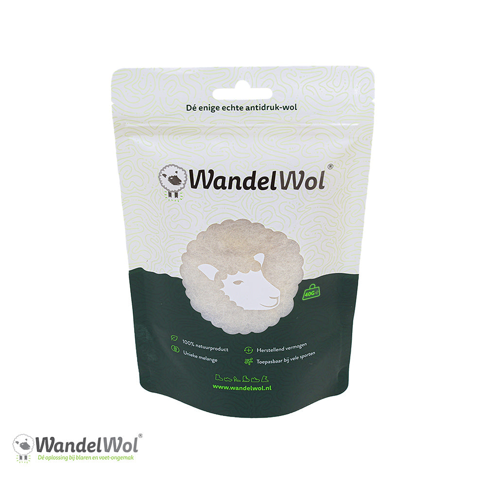 WandelWol - antidruk-wol | wol voor in je schoenen