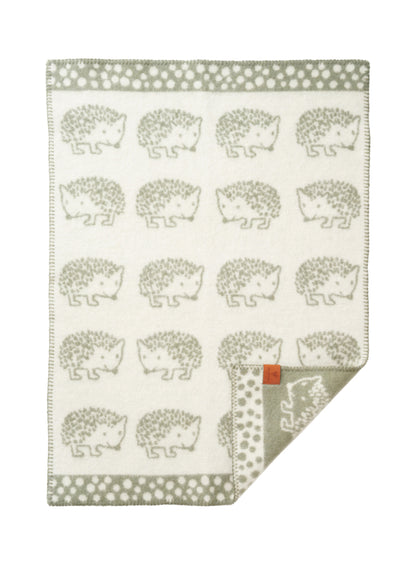 Klippan - Hedgehog | eco-wool baby blanket