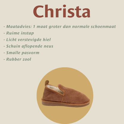 Texelana - Christa | pantoffel van schapenvacht