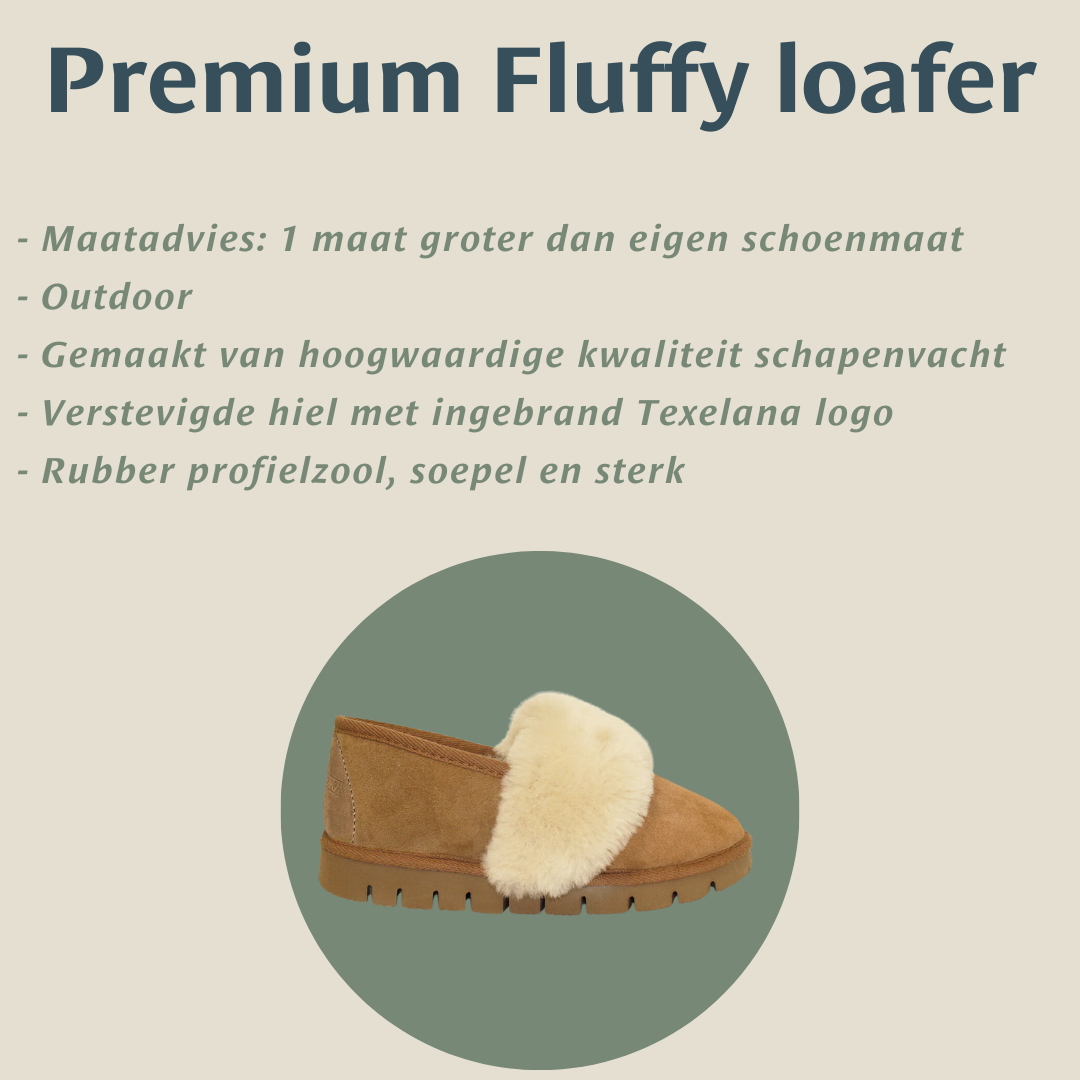 Texelana - Premium Fluffy Loafer | Outdoor-Schaffellschuh