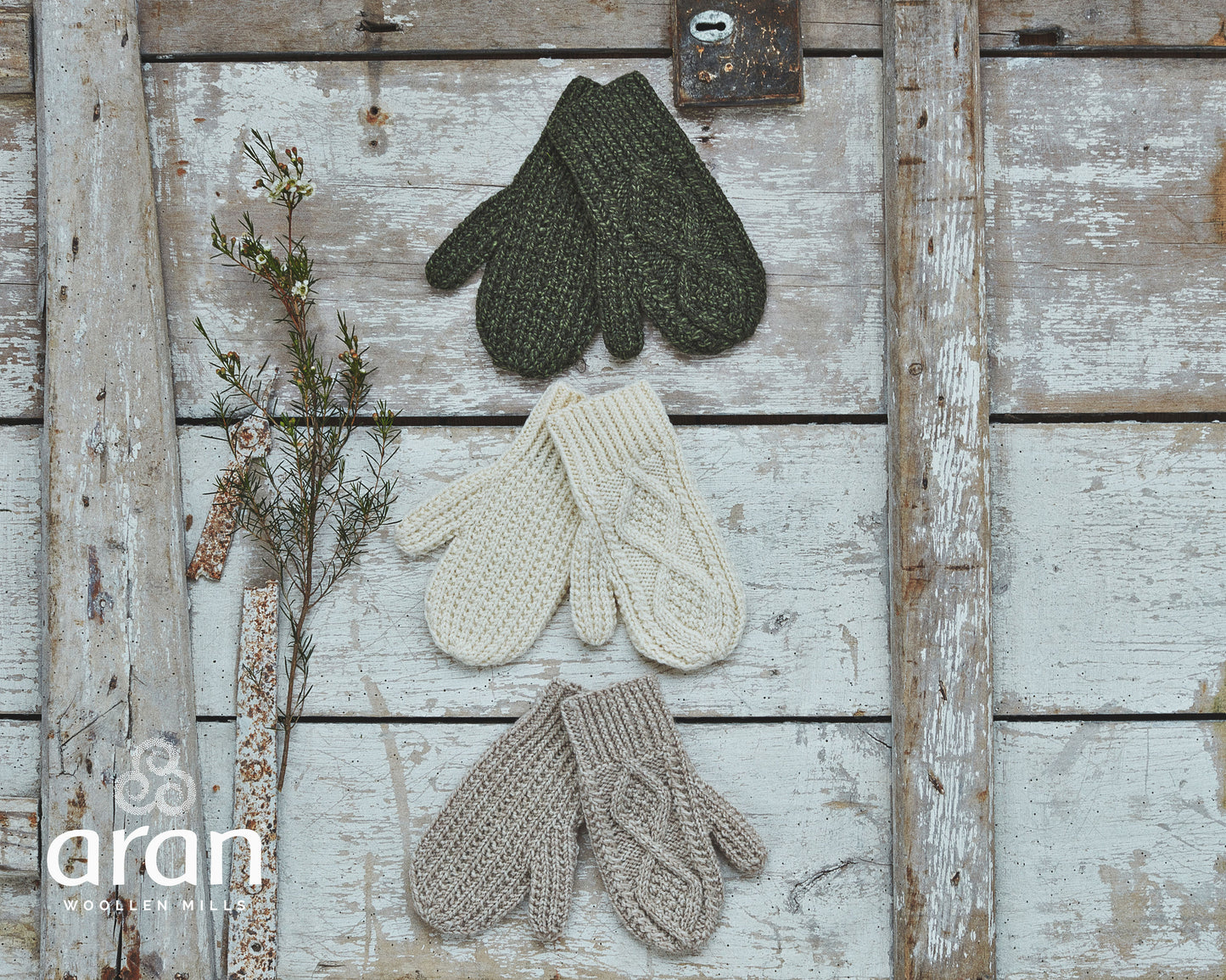 Aran Woollen Mills - S171 | wool mittens